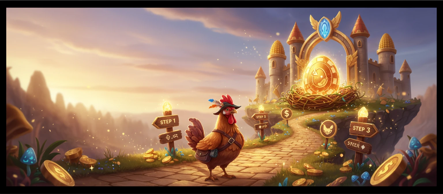 Pași pentru revendicarea unui bonus de cazino pentru Chicken Road